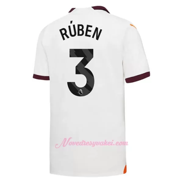 Fotbalové Dresy Manchester City Rúben Dias 3 Dětské Venkovní 2023-24