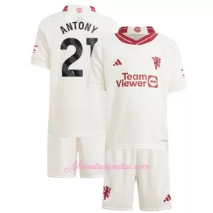 Fotbalové Dresy Manchester United Antony Santos 21 Dětské Alternativní 2023-24 Fotbalové Dresy Manchester United Antony Santos 21 Dětské Alternativní 2023-24