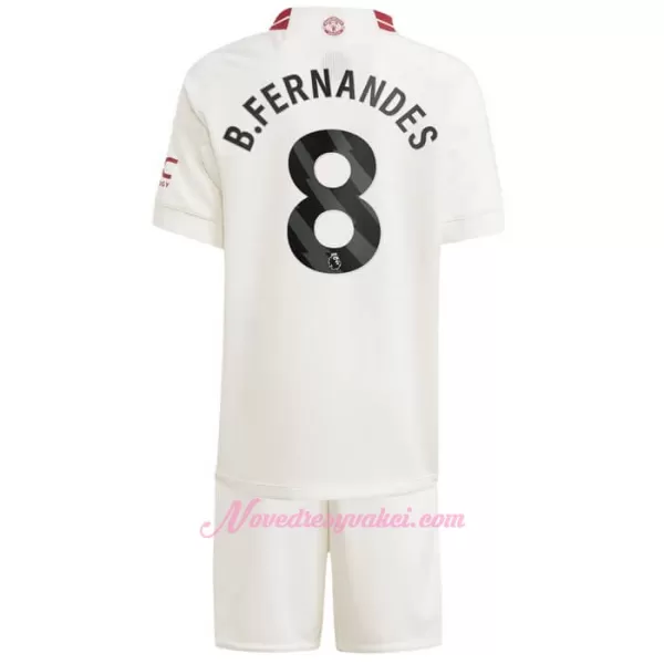 Fotbalové Dresy Manchester United Bruno Fernandes 8 Dětské Alternativní 2023-24
