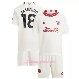Fotbalové Dresy Manchester United Casemiro 18 Dětské Alternativní 2023-24 Fotbalové Dresy Manchester United Casemiro 18 Dětské Alternativní 2023-24