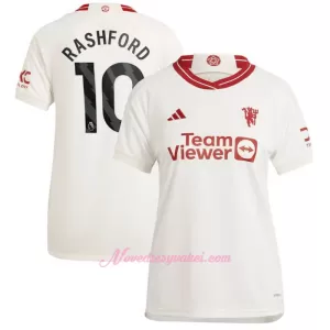 Fotbalové Dresy Manchester United Marcus Rashford 10 Dámské Alternativní 2023-24 Fotbalové Dresy Manchester United Marcus Rashford 10 Dámské Alternativní 2023-24