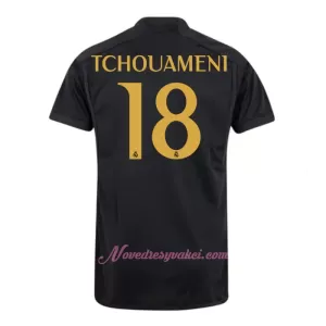 Fotbalové Dresy Real Madrid Aurélien Tchouaméni 18 Alternativní 2023-24 Fotbalové Dresy Real Madrid Aurélien Tchouaméni 18 Alternativní 2023-24