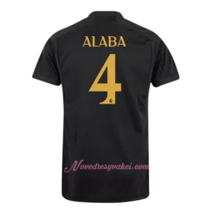 Fotbalové Dresy Real Madrid David Alaba 4 Alternativní 2023-24 Fotbalové Dresy Real Madrid David Alaba 4 Alternativní 2023-24