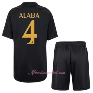 Fotbalové Dresy Real Madrid David Alaba 4 Dětské Alternativní 2023-24 Fotbalové Dresy Real Madrid David Alaba 4 Dětské Alternativní 2023-24