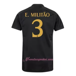 Fotbalové Dresy Real Madrid Éder Militão 3 Alternativní 2023-24 Fotbalové Dresy Real Madrid Éder Militão 3 Alternativní 2023-24
