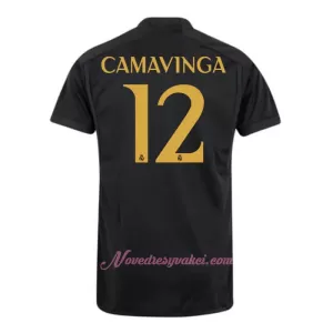 Fotbalové Dresy Real Madrid Eduardo Camavinga 12 Alternativní 2023-24 Fotbalové Dresy Real Madrid Eduardo Camavinga 12 Alternativní 2023-24