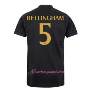 Fotbalové Dresy Real Madrid Jude Bellingham 5 Alternativní 2023-24 Fotbalové Dresy Real Madrid Jude Bellingham 5 Alternativní 2023-24