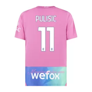 Fotbalové Dresy AC Milán Christian Pulišić 11 Alternativní 2023-24 Fotbalové Dresy AC Milán Christian Pulišić 11 Alternativní 2023-24