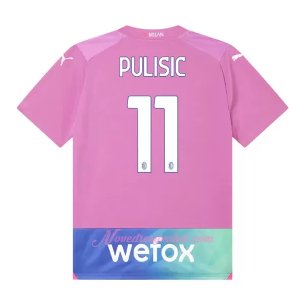 Fotbalové Dresy AC Milán Christian Pulišić 11 Dětské Alternativní 2023-24