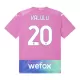 Fotbalové Dresy AC Milán Kalulu 20 Dětské Alternativní 2023-24
