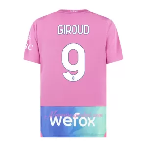 Fotbalové Dresy AC Milán Olivier Giroud 9 Alternativní 2023-24 Fotbalové Dresy AC Milán Olivier Giroud 9 Alternativní 2023-24