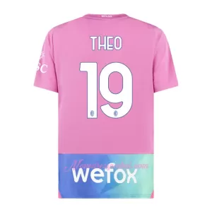 Fotbalové Dresy AC Milán Theo Hernández 19 Alternativní 2023-24 Fotbalové Dresy AC Milán Theo Hernández 19 Alternativní 2023-24