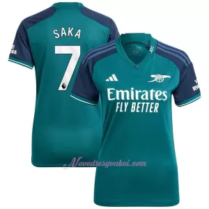Fotbalové Dresy Arsenal Bukayo Saka 7 Dámské Alternativní 2023-24 Fotbalové Dresy Arsenal Bukayo Saka 7 Dámské Alternativní 2023-24