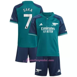 Fotbalové Dresy Arsenal Bukayo Saka 7 Dětské Alternativní 2023-24 Fotbalové Dresy Arsenal Bukayo Saka 7 Dětské Alternativní 2023-24