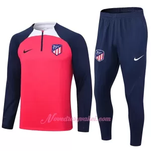 Atlético Madrid Tréninkový Mikina Soupravy 2023-24 Červená Atlético Madrid Tréninkový Mikina Soupravy 2023-24 Červená