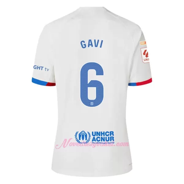 Fotbalové Dresy FC Barcelona Gavi 6 Dětské Venkovní 2023-24