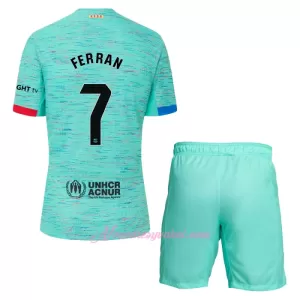 Fotbalové Dresy FC Barcelona Ferran Torres 7 Dětské Alternativní 2023-24 Fotbalové Dresy FC Barcelona Ferran Torres 7 Dětské Alternativní 2023-24