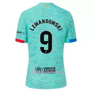 Fotbalové Dresy FC Barcelona Robert Lewandowski 9 Alternativní 2023-24 Fotbalové Dresy FC Barcelona Robert Lewandowski 9 Alternativní 2023-24