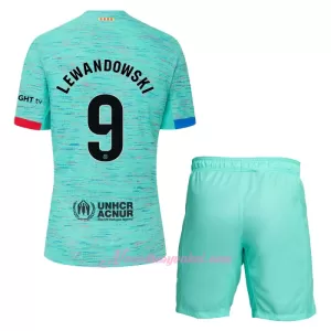 Fotbalové Dresy FC Barcelona Robert Lewandowski 9 Dětské Alternativní 2023-24 Fotbalové Dresy FC Barcelona Robert Lewandowski 9 Dětské Alternativní 2023-24