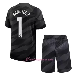 Brankářské Fotbalové Dresy Chelsea FC Sanchez 1 Dětské Domácí 2023-24 Brankářské Fotbalové Dresy Chelsea FC Sanchez 1 Dětské Domácí 2023-24