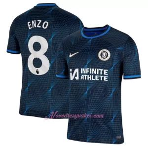 Fotbalové Dresy Chelsea FC Enzo Fernández 8 Venkovní 2023-24 Fotbalové Dresy Chelsea FC Enzo Fernández 8 Venkovní 2023-24