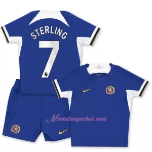 Fotbalové Dresy Chelsea FC Raheem Sterling 7 Dětské Domácí 2023-24 Fotbalové Dresy Chelsea FC Raheem Sterling 7 Dětské Domácí 2023-24