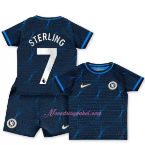 Fotbalové Dresy Chelsea FC Raheem Sterling 7 Dětské Venkovní 2023-24 Fotbalové Dresy Chelsea FC Raheem Sterling 7 Dětské Venkovní 2023-24