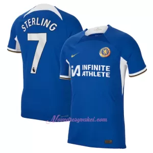 Fotbalové Dresy Chelsea FC Raheem Sterling 7 Domácí 2023-24 Fotbalové Dresy Chelsea FC Raheem Sterling 7 Domácí 2023-24