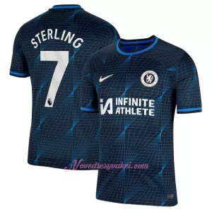 Fotbalové Dresy Chelsea FC Raheem Sterling 7 Venkovní 2023-24 Fotbalové Dresy Chelsea FC Raheem Sterling 7 Venkovní 2023-24