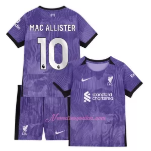 Fotbalové Dresy Liverpool FC Alexis Mac Allister 10 Dětské Alternativní 2023-24 Fotbalové Dresy Liverpool FC Alexis Mac Allister 10 Dětské Alternativní 2023-24