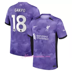 Fotbalové Dresy Liverpool FC Cody Gakpo 18 Alternativní 2023-24 Fotbalové Dresy Liverpool FC Cody Gakpo 18 Alternativní 2023-24