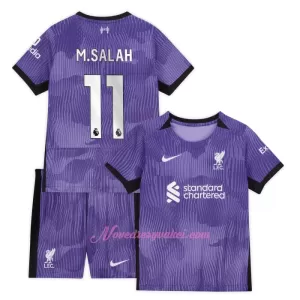 Fotbalové Dresy Liverpool FC Mohamed Salah 11 Dětské Alternativní 2023-24 Fotbalové Dresy Liverpool FC Mohamed Salah 11 Dětské Alternativní 2023-24