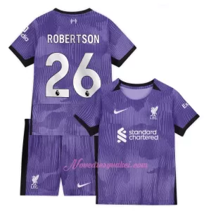 Fotbalové Dresy Liverpool FC Robertson 26 Dětské Alternativní 2023-24 Fotbalové Dresy Liverpool FC Robertson 26 Dětské Alternativní 2023-24