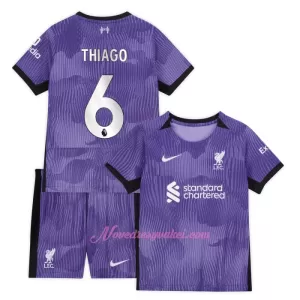Fotbalové Dresy Liverpool FC Thiago 6 Dětské Alternativní 2023-24 Fotbalové Dresy Liverpool FC Thiago 6 Dětské Alternativní 2023-24