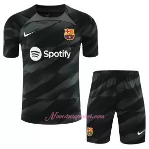 Brankářské Fotbalové Dresy FC Barcelona Dětské Venkovní 2023-24 Brankářské Fotbalové Dresy FC Barcelona Dětské Venkovní 2023-24