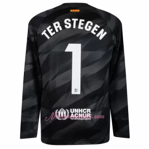 Brankářské Fotbalové Dresy FC Barcelona Marc-André ter Stegen 1 Venkovní 2023-24 Dlouhý Rukáv Brankářské Fotbalové Dresy FC Barcelona Marc-André ter Stegen 1 Venkovní 2023-24 Dlouhý Rukáv