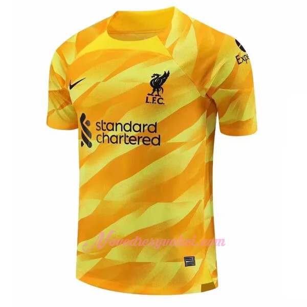 Brankářské Fotbalové Dresy Liverpool FC Alisson Becker 1 Alternativní 2023-24