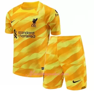 Brankářské Fotbalové Dresy Liverpool FC Dětské Alternativní 2023-24 Brankářské Fotbalové Dresy Liverpool FC Dětské Alternativní 2023-24