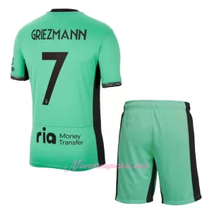 Fotbalové Dresy Atlético Madrid Antoine Griezmann 7 Dětské Alternativní 2023-24 Fotbalové Dresy Atlético Madrid Antoine Griezmann 7 Dětské Alternativní 2023-24