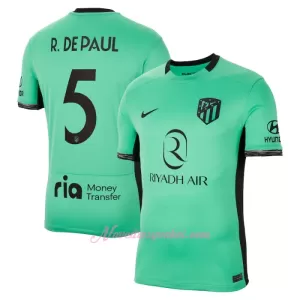 Fotbalové Dresy Atlético Madrid Rodrigo de Paul 5 Alternativní 2023-24 Fotbalové Dresy Atlético Madrid Rodrigo de Paul 5 Alternativní 2023-24