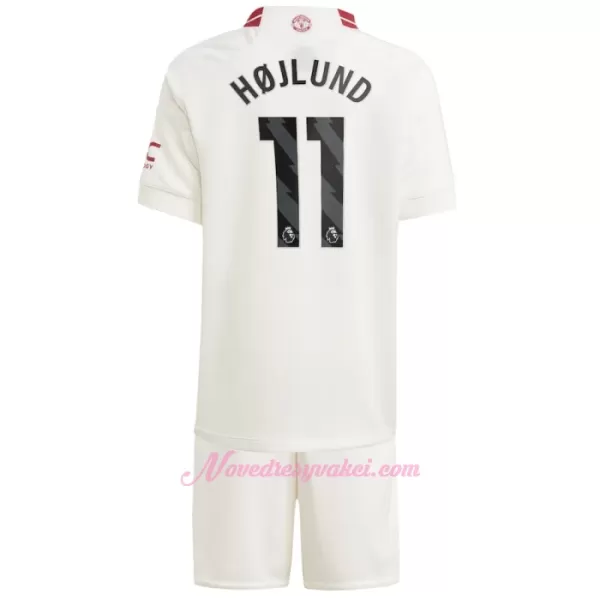 Fotbalové Dresy Manchester United Rasmus Højlund 11 Dětské Alternativní 2023-24