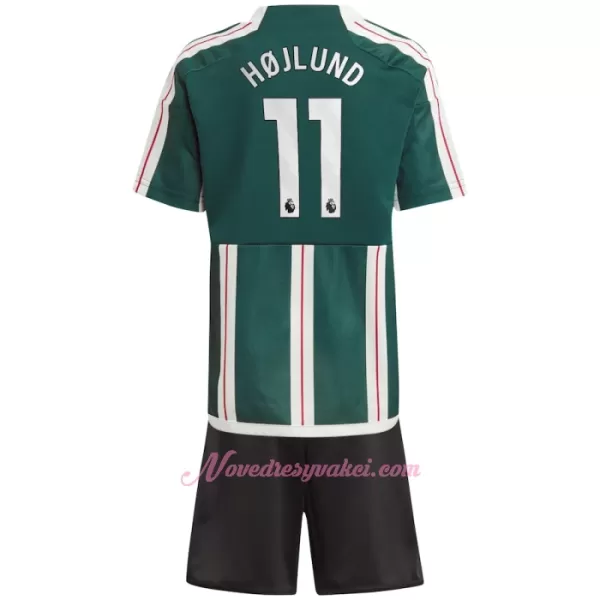 Fotbalové Dresy Manchester United Rasmus Højlund 11 Dětské Venkovní 2023-24