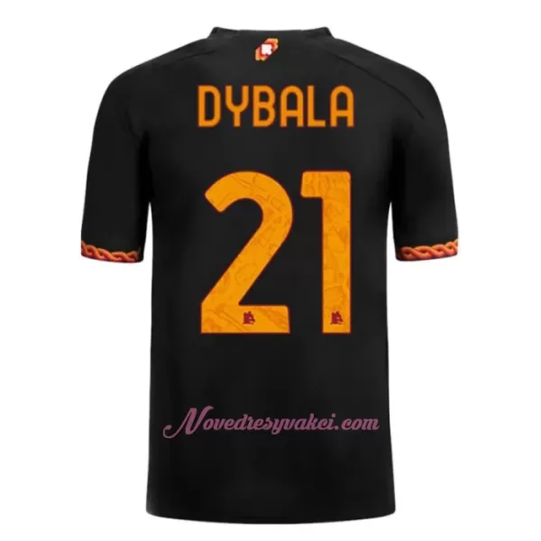 Fotbalové Dresy AS Řím Paulo Dybala 21 Dětské Alternativní 2023-24