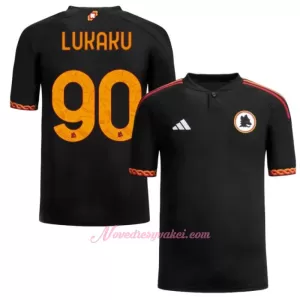 Fotbalové Dresy AS Řím Romelu Lukaku 90 Alternativní 2023-24 Fotbalové Dresy AS Řím Romelu Lukaku 90 Alternativní 2023-24