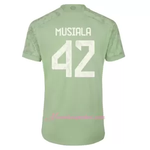 Fotbalové Dresy FC Bayern Mnichov Jamal Musiala 42 Alternativní 2023-24 Fotbalové Dresy FC Bayern Mnichov Jamal Musiala 42 Alternativní 2023-24