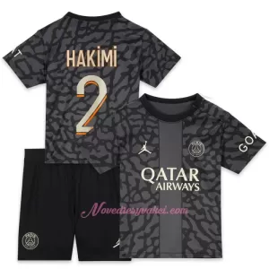Fotbalové Dresy Paris Saint-Germain Achraf Hakimi 2 Dětské Alternativní 2023-24 Fotbalové Dresy Paris Saint-Germain Achraf Hakimi 2 Dětské Alternativní 2023-24
