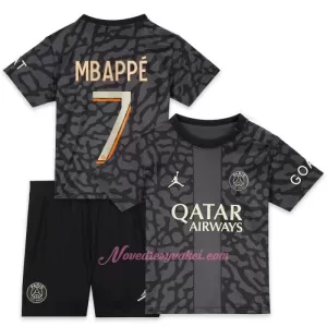 Fotbalové Dresy Paris Saint-Germain Kylian Mbappé 7 Dětské Alternativní 2023-24 Fotbalové Dresy Paris Saint-Germain Kylian Mbappé 7 Dětské Alternativní 2023-24