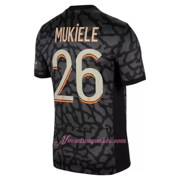 Fotbalové Dresy Paris Saint-Germain Mukiele 26 Alternativní 2023-24