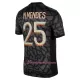 Fotbalové Dresy Paris Saint-Germain N.Mendes 25 Alternativní 2023-24