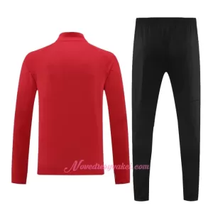 AC Milán Tréninkové Teplákové Soupravy 2023-24 Červená